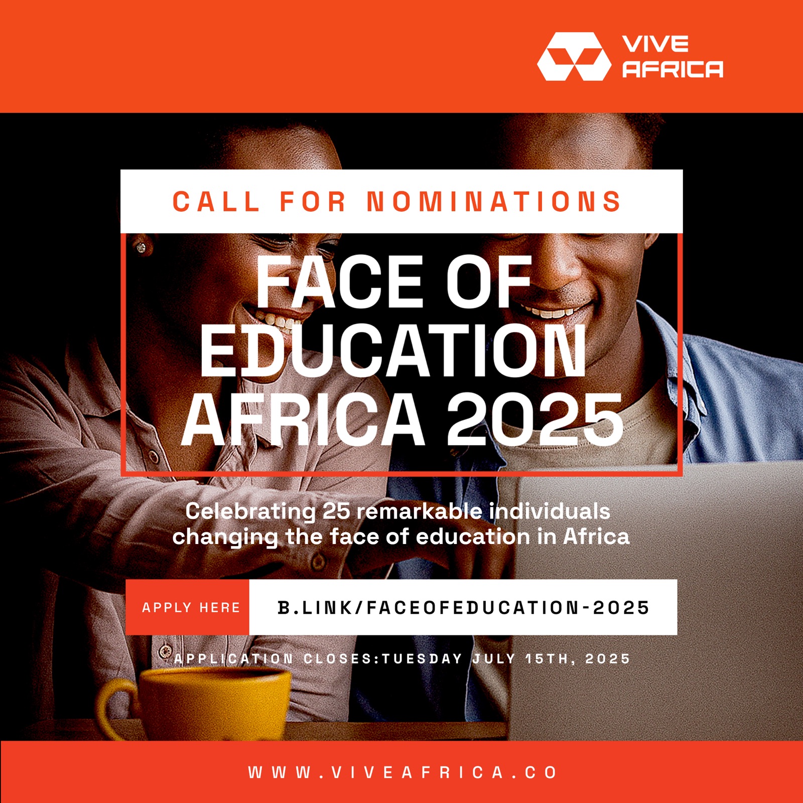Face of Education Africa 2025 nominations