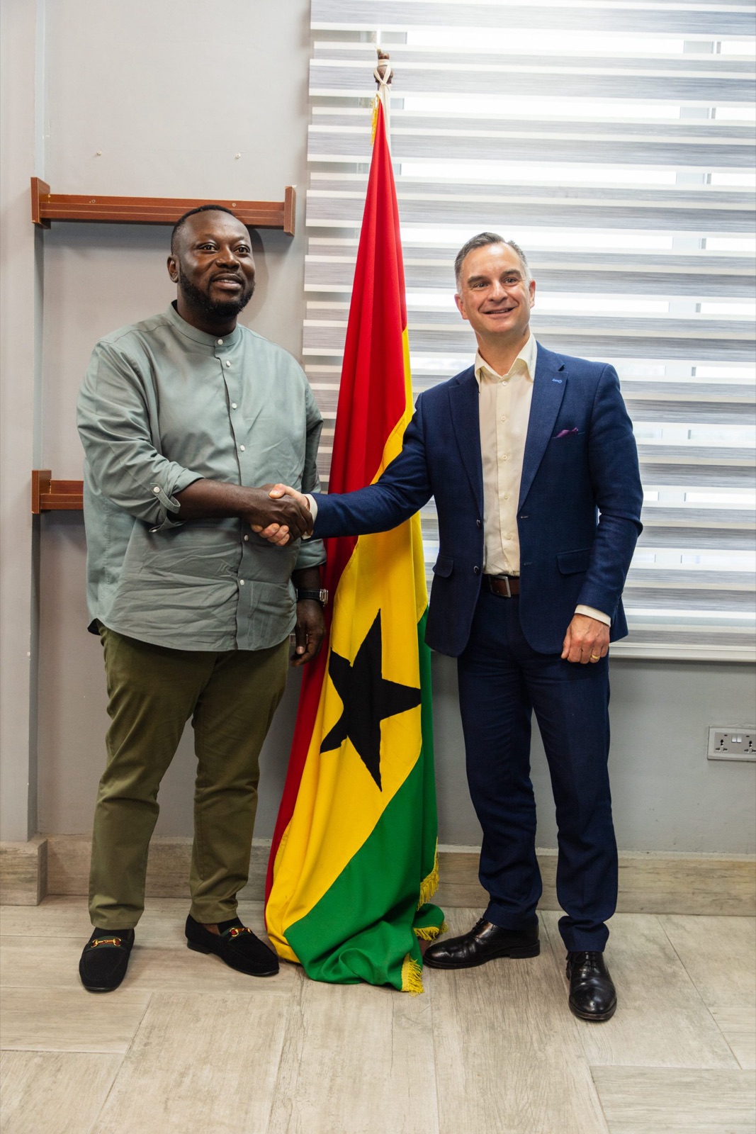 Loughborough University delegation in Ghana