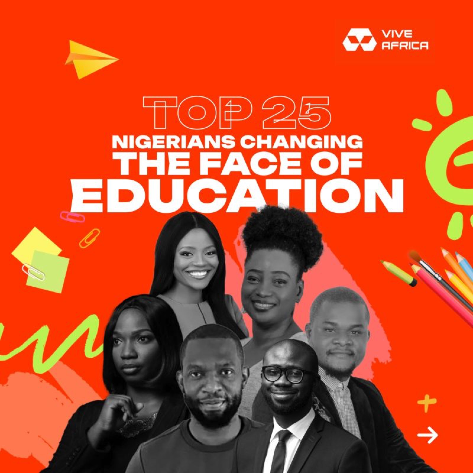 Top 25 Nigerians Changing the Face of Education